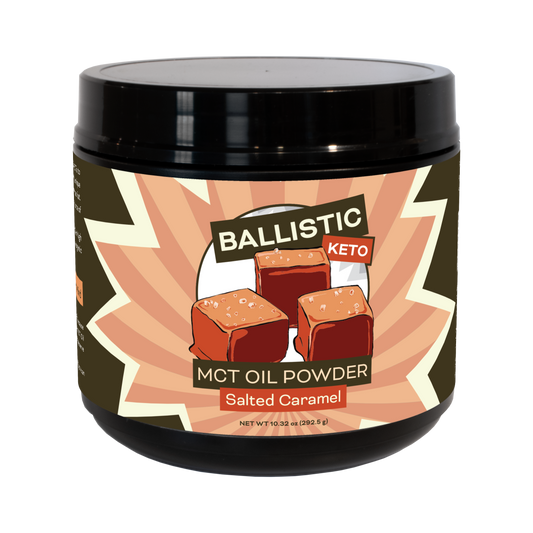 Ballistic Keto Salted Caramel MCT Oil Powder