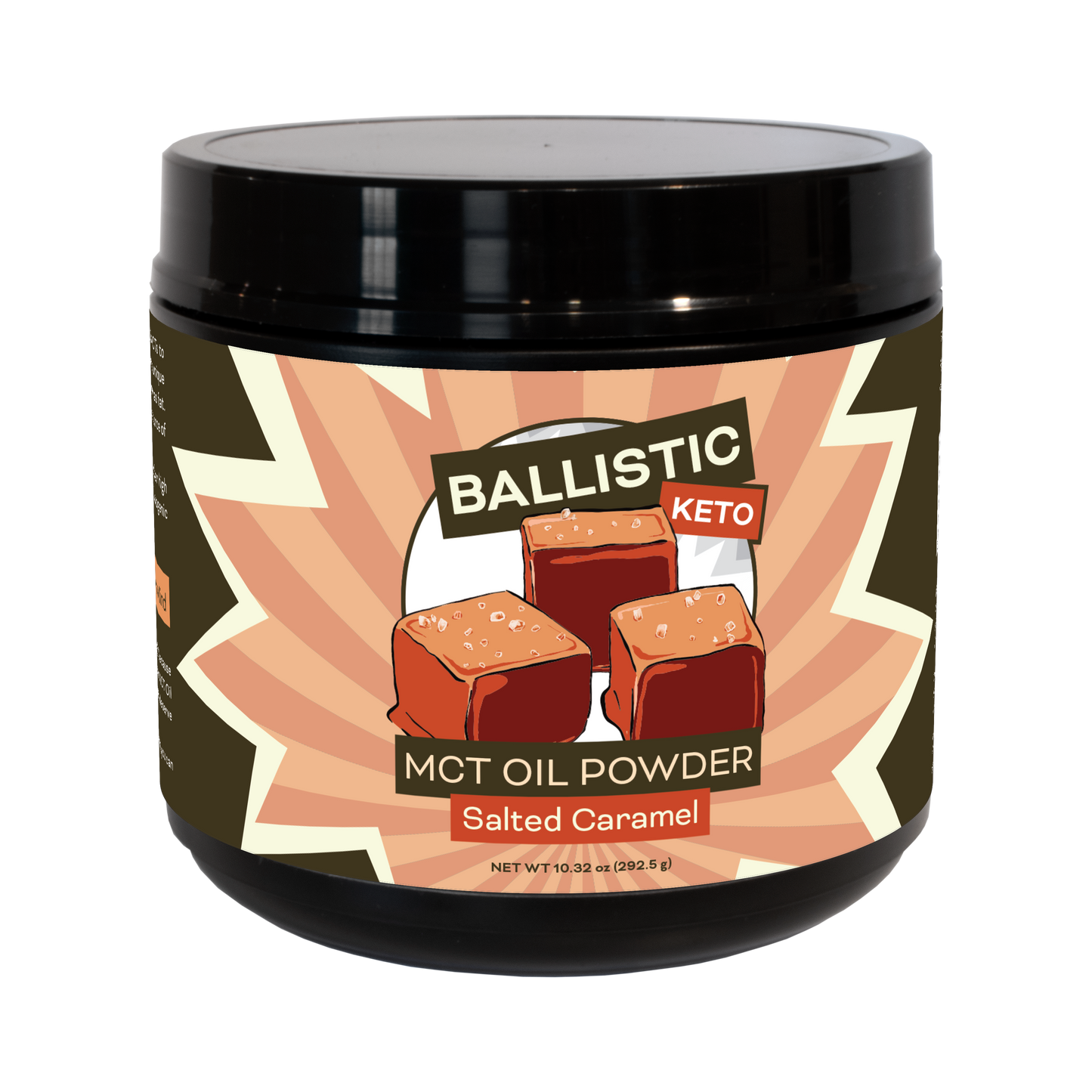 Ballistic Keto Salted Caramel MCT Oil Powder